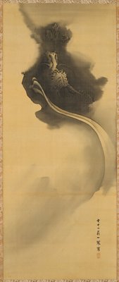 Dragon [right of a pair of Tiger and Dragon], Mori Ippo, 1868
