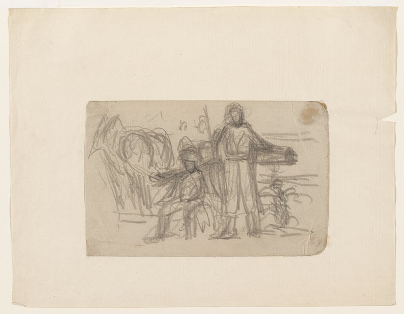 Soldiers with Cannon, Maximilien Luce, c. 1916–18