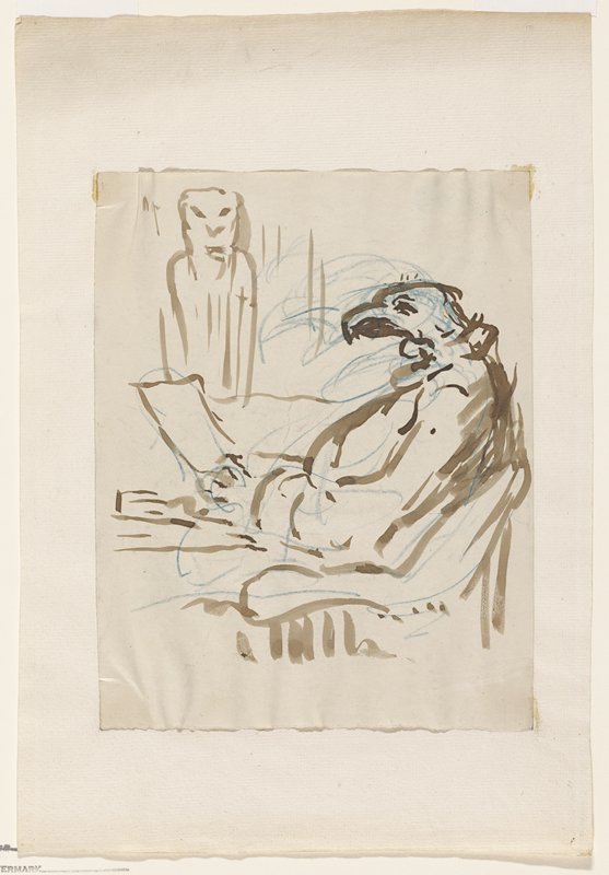 Seated Birdman Figure, Maximilien Luce, c. 1916–18