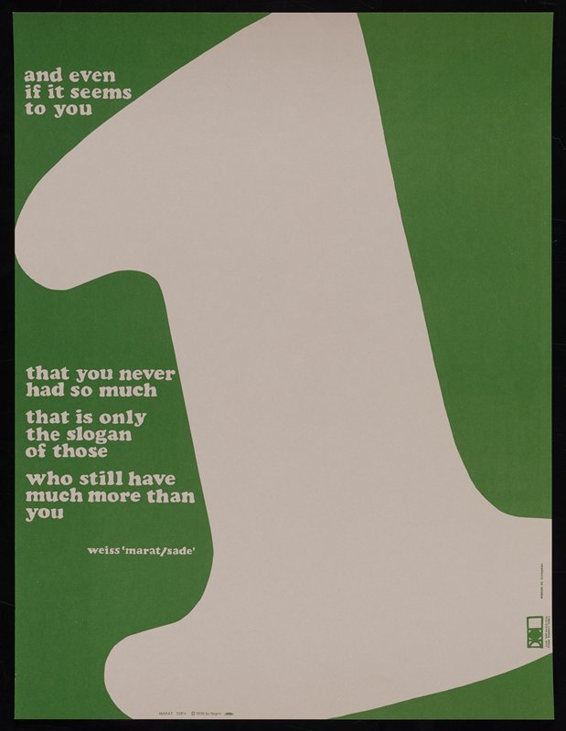 And even if it seems to you. . ., Su Negrin, 1970