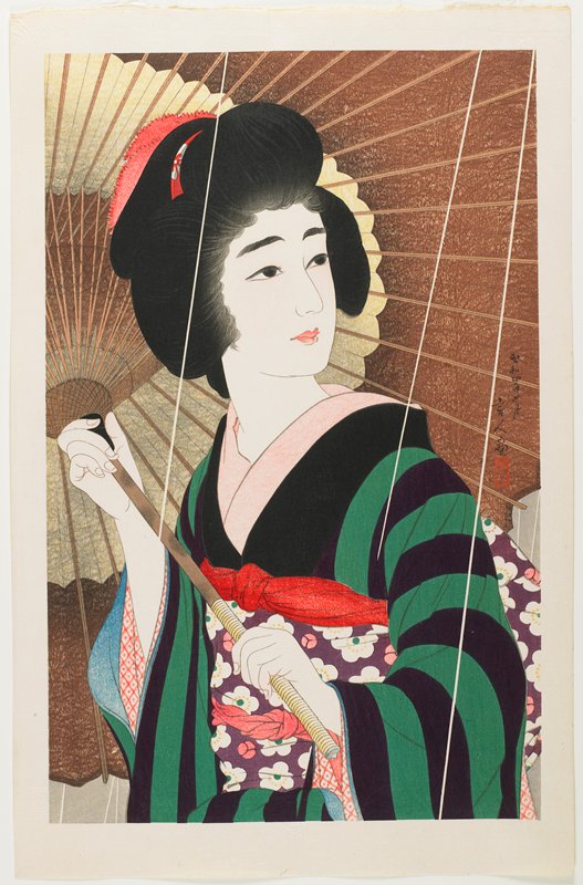 Rain, Torii Kotondo, October 1929