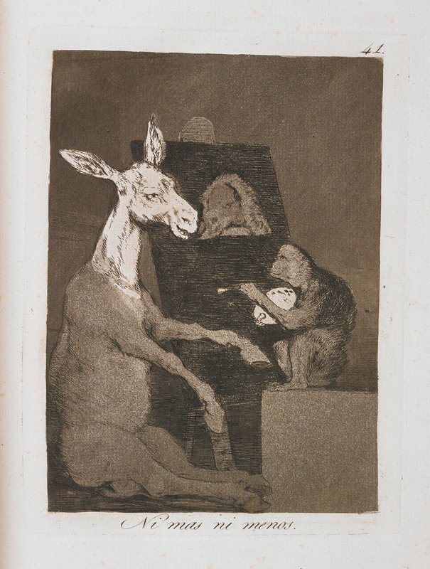 Ni mas ni menos by Francisco José de Goya y Lucientes