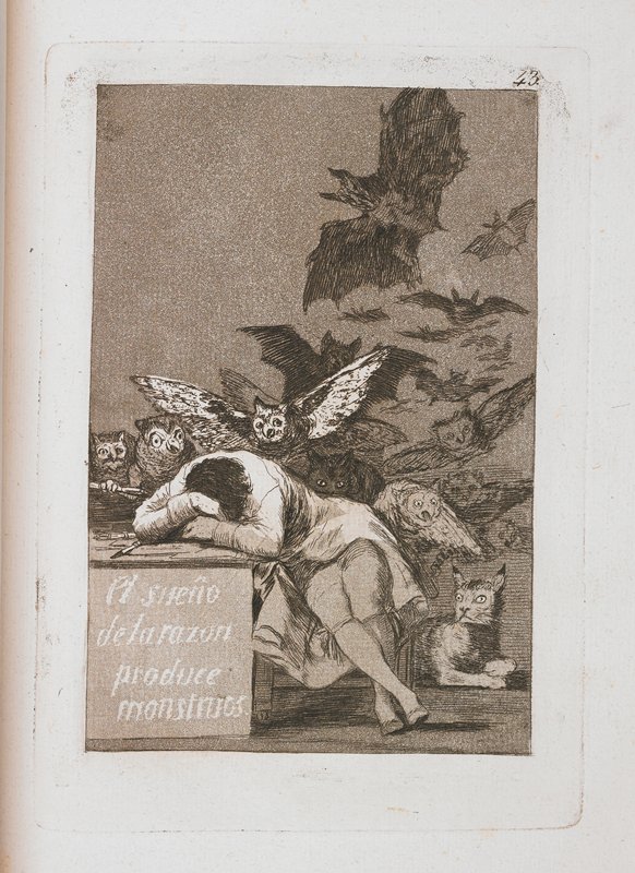 The Sleep of Reason Produces Monsters by Francisco José de Goya y Lucientes
