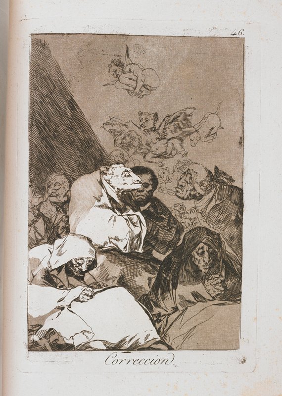 Correccion by Francisco José de Goya y Lucientes