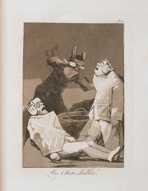 Los Chinchillas by Francisco José de Goya y Lucientes