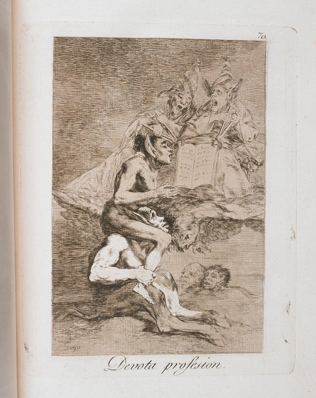 Devota profesion, Francisco José de Goya y Lucientes, 1797–98