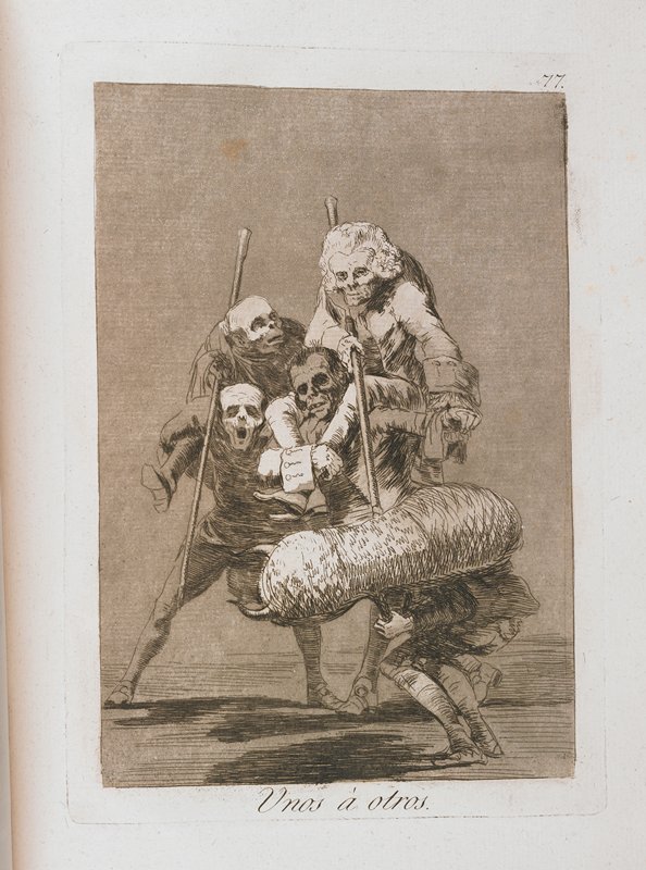 Unos á otros, Francisco José de Goya y Lucientes | Mia
