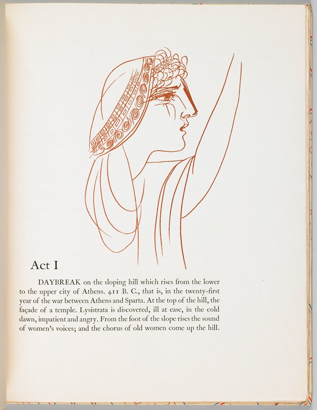 Lysistrata, Pablo Picasso; Author: Aristophanes; Translator