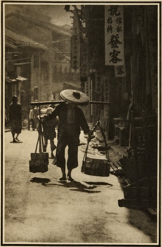 A Street in China, Baron Adolf de Meyer, October 1912