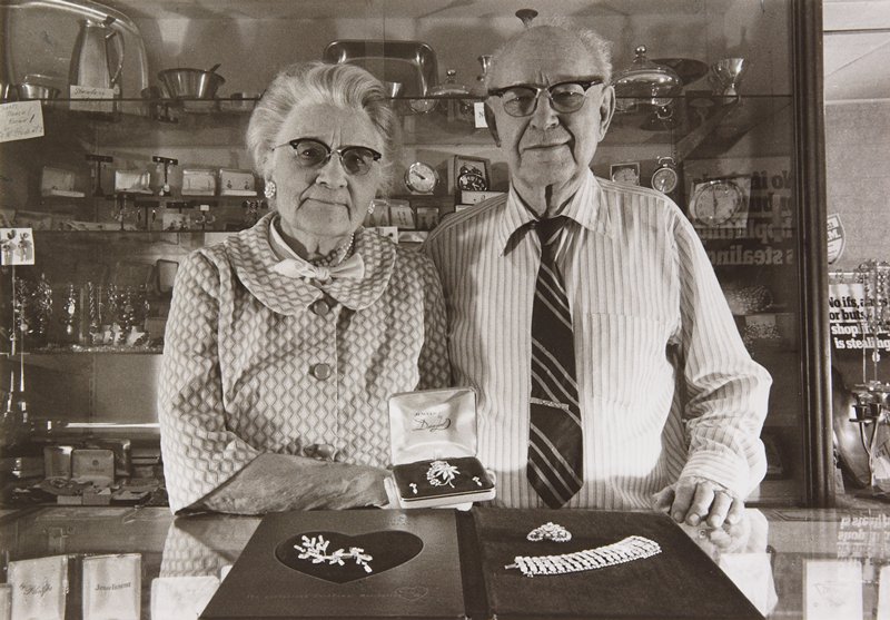 Mr. and Mrs. L.S. Coryell, Campus Jeweler, Susan kae Grant, c. 1975