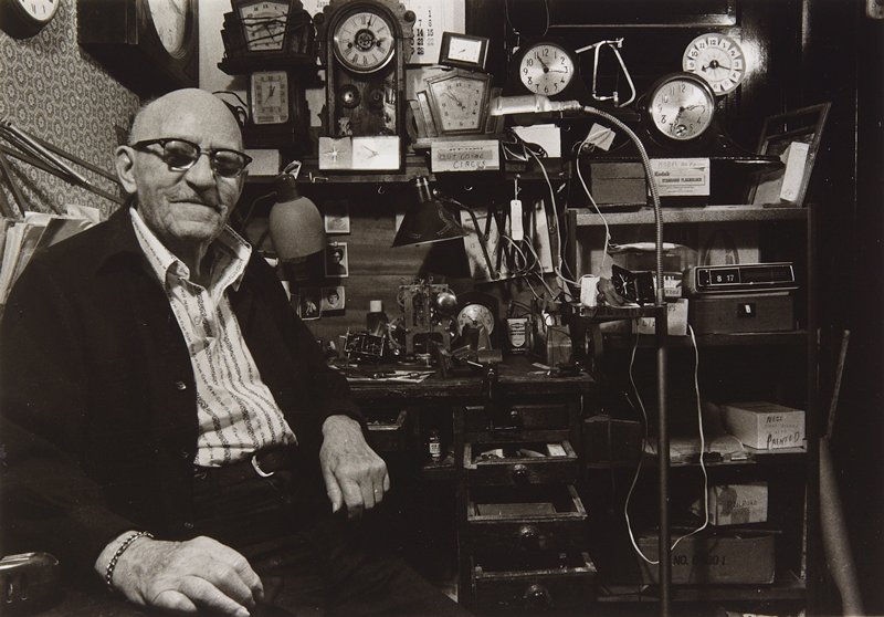Mr. Jay Beardsley, The Clock Repair Service, Susan kae Grant, c. 1975