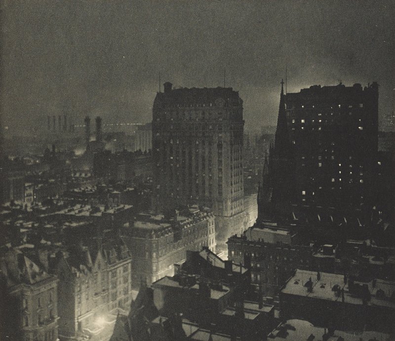 New York at Night, Paul B. Haviland, April 1914