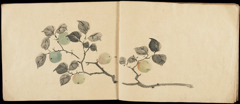 Sketchbook, Matsumoto Kōzan, 1864