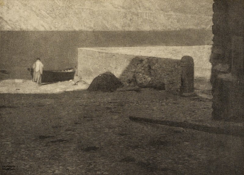 On the Shore, Heinrich Keuhn, January 1911
