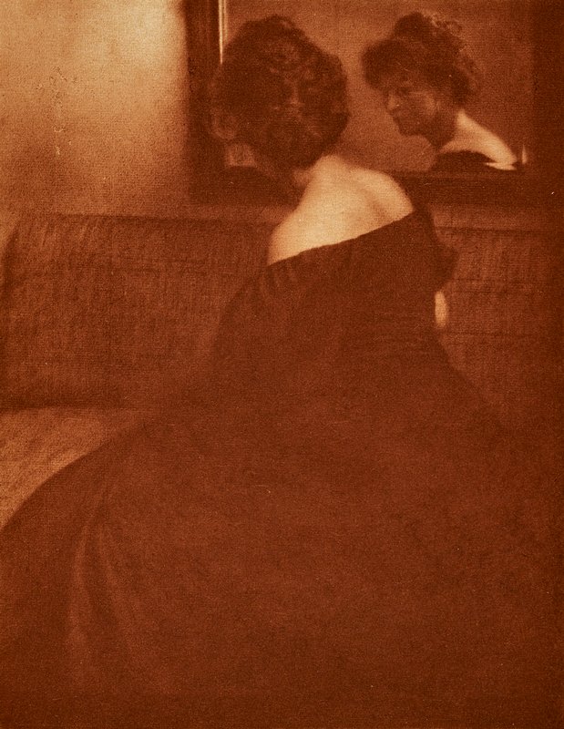 Portrait--The Mirror, Heinrich Keuhn, January 1911