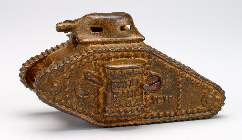 Tank Bank USA, 1918 still bank, A.C. Williams Company | Mia