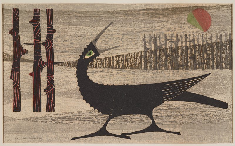 Crying Bird, Amano Kunihiro, December 1957