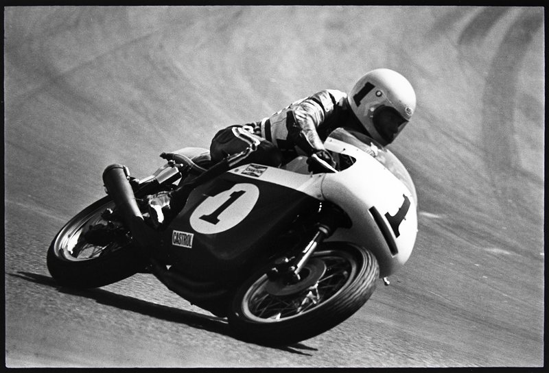 Dick Mann, Loudon, New Hampshire, U.S.A., Jaydie Putterman, 1972