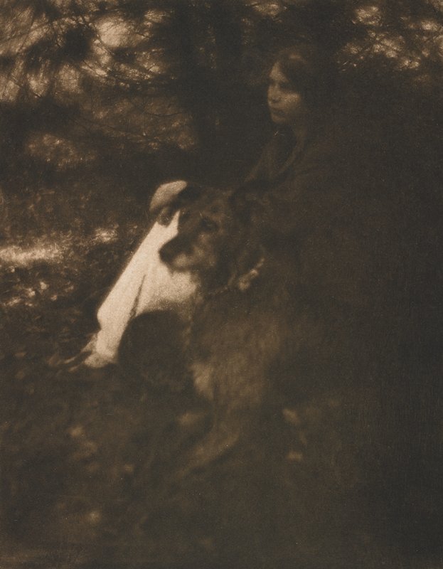 Girl with Dog, George H. Seeley, October 1907