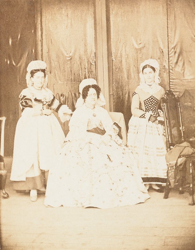 Costumes of Ladies in Knickerbocker Kitchen, M. Stadtfeld, 1864