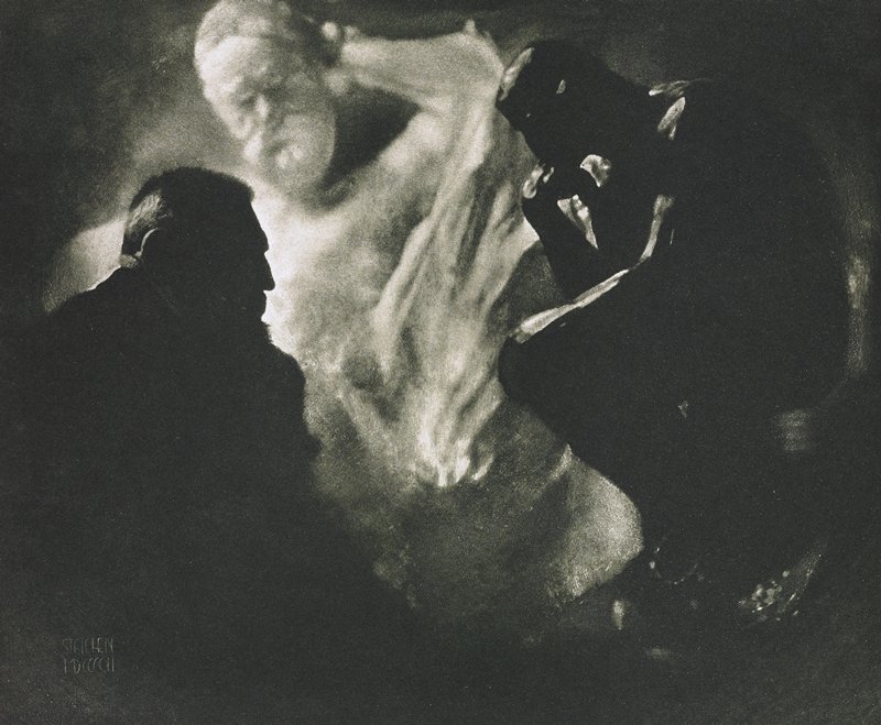 Rodin--Le Penseur, Edward Steichen, April 1906
