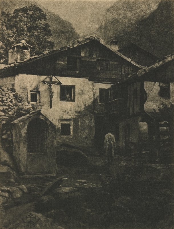 A Village Corner, Hans Watzek, January 1906