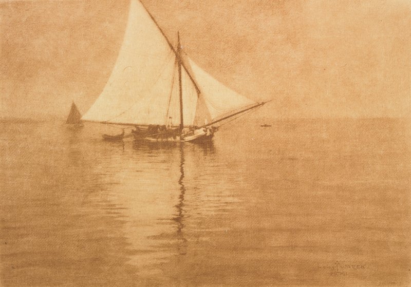 The White Sail, Hans Watzek, January 1906