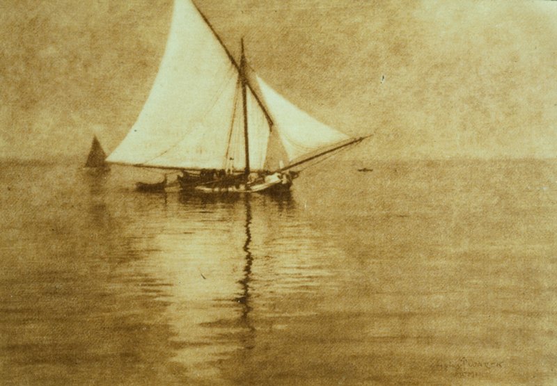 The White Sail, Hans Watzek, January 1906
