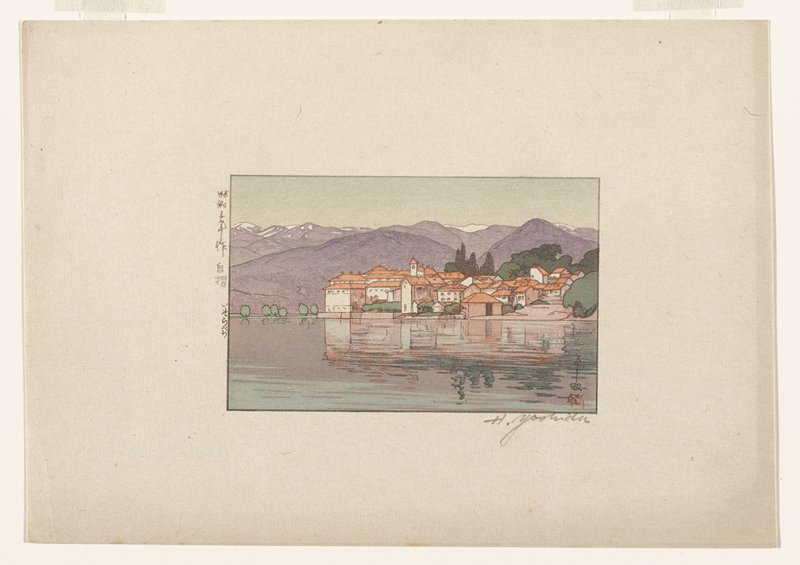 Isola Bella, Yoshida Hiroshi, 1928