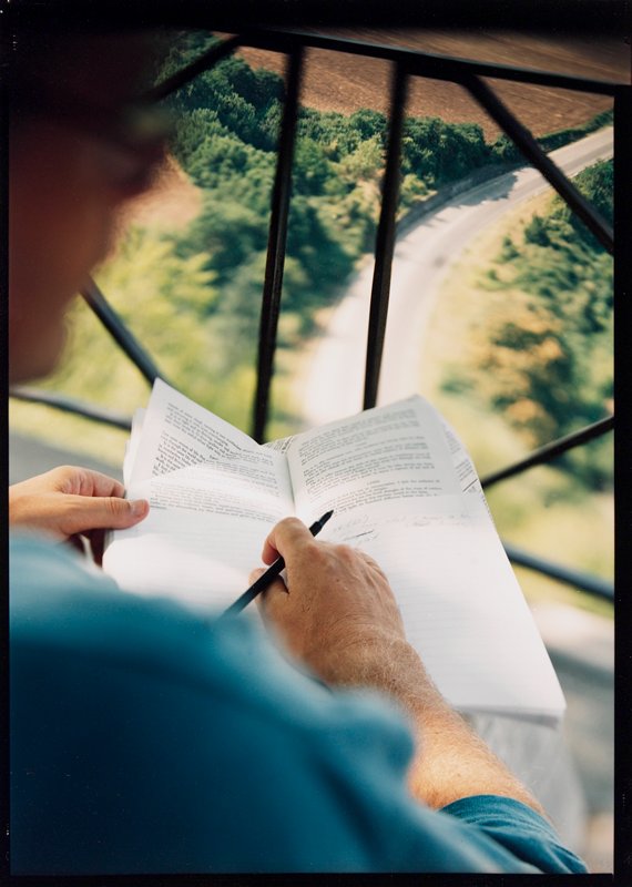 Writing with Tagore Above the Flaminia, JoAnn Verburg, 1994