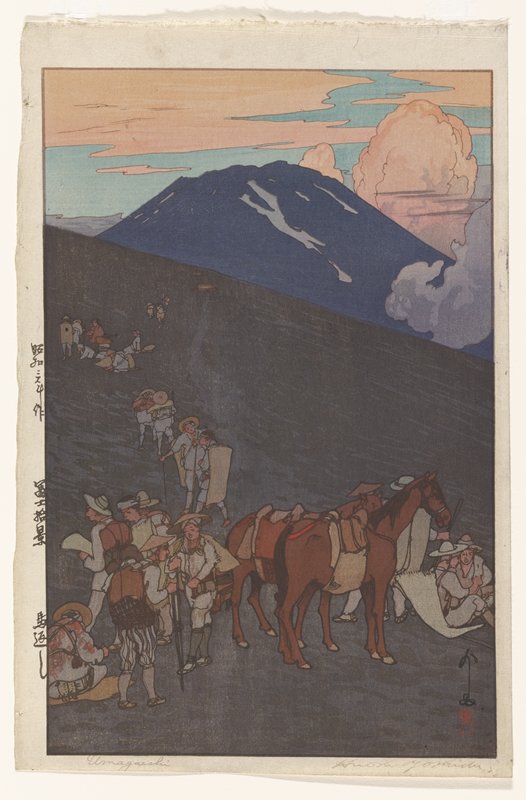 The Horse Turn-Back, Yoshida Hiroshi, 1928