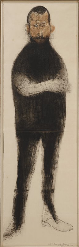 Self-Portrait, Mauricio Lasansky, 1959