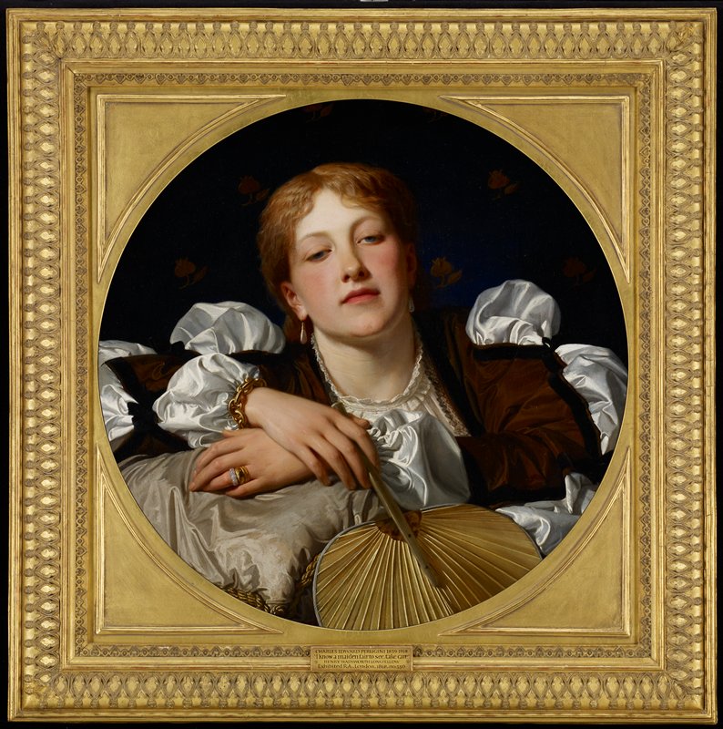 I know a maiden fair to see, take care, Charles Edward Perugini, 1868