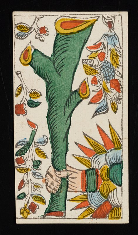 Ace of Batons, Claude Burdel, 1751