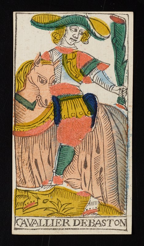 Knight of Batons, Claude Burdel, 1751