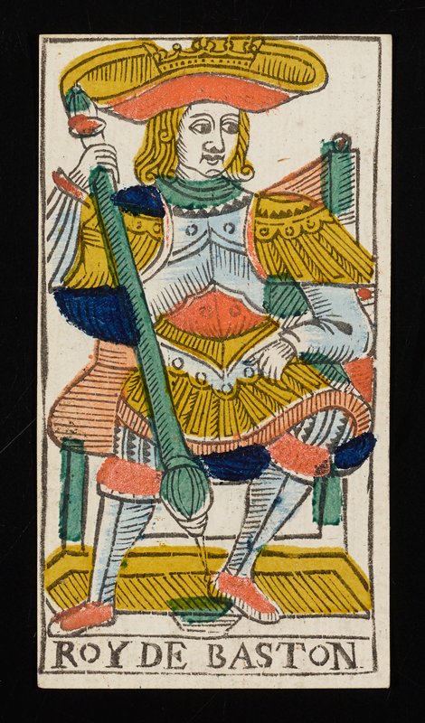 King of Batons, Claude Burdel, 1751