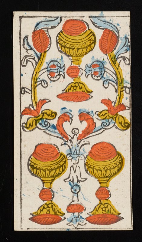 Three of Cups, Claude Burdel, 1751