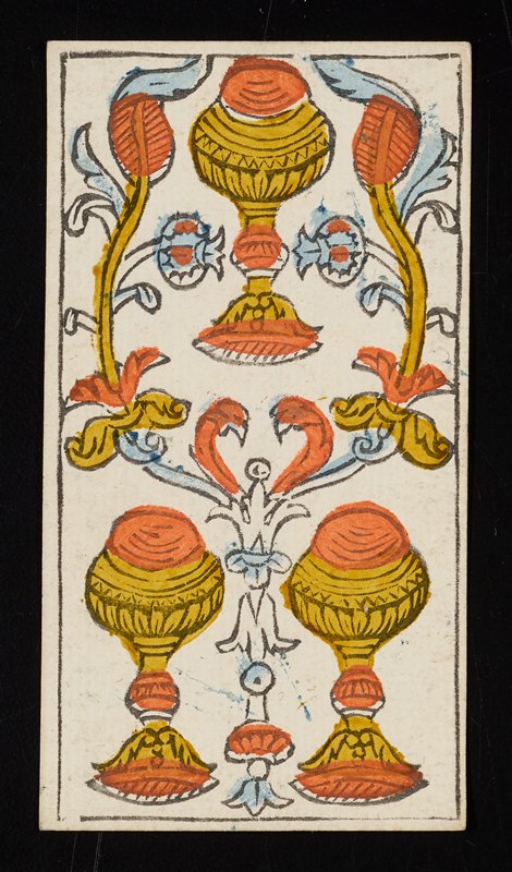Three of Cups, Claude Burdel, 1751