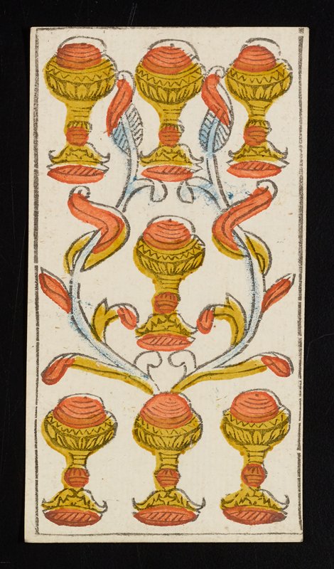 Seven of Cups, Claude Burdel, 1751