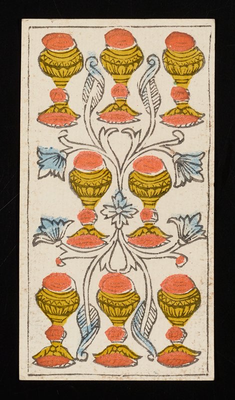 Eight of Cups, Claude Burdel, 1751