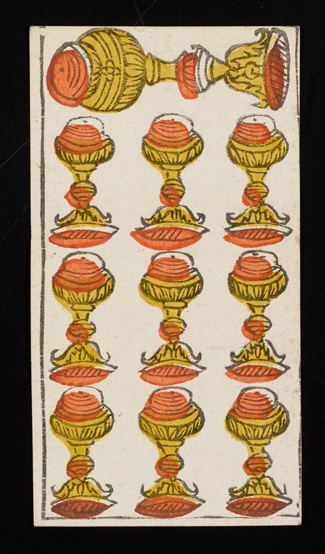 Ten of Cups, Claude Burdel, 1751