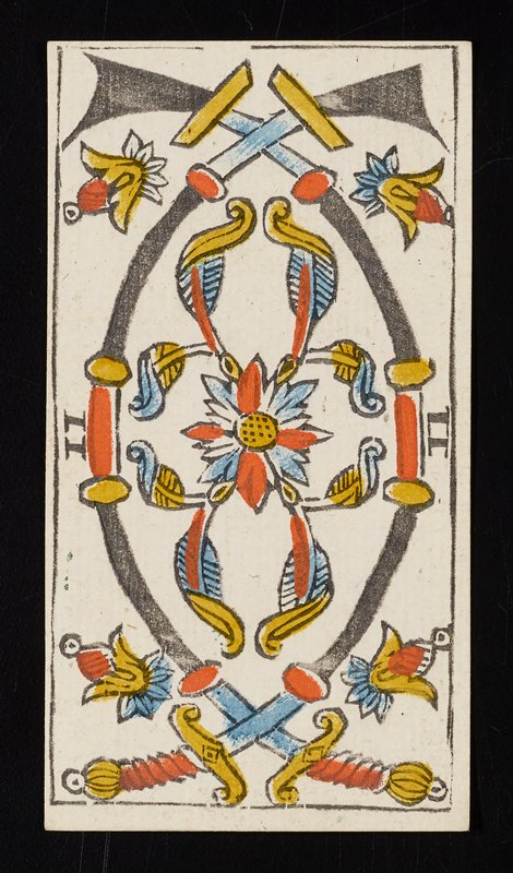 Two of Swords, Claude Burdel, 1751