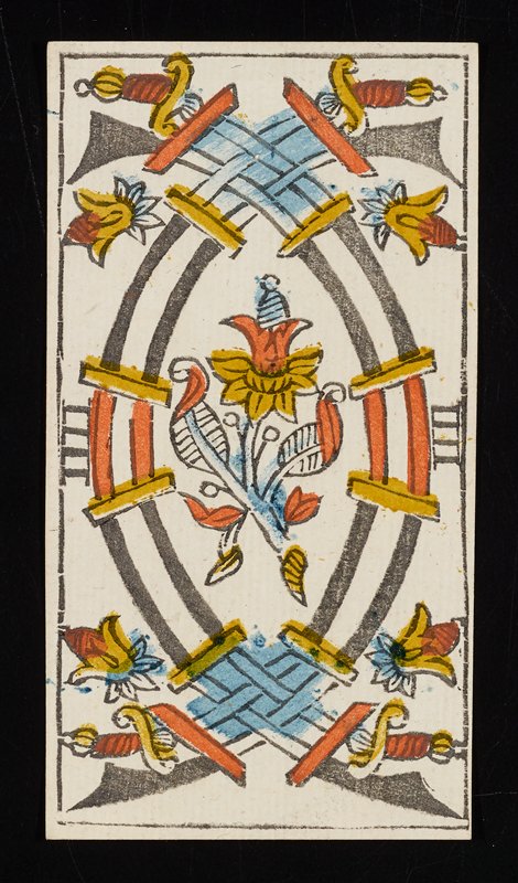 Four of Swords, Claude Burdel, 1751