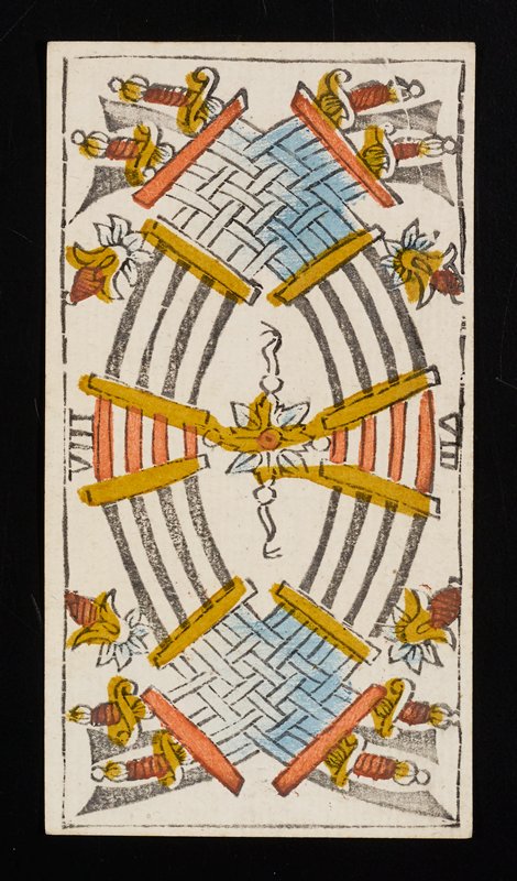 Eight of Swords, Claude Burdel, 1751
