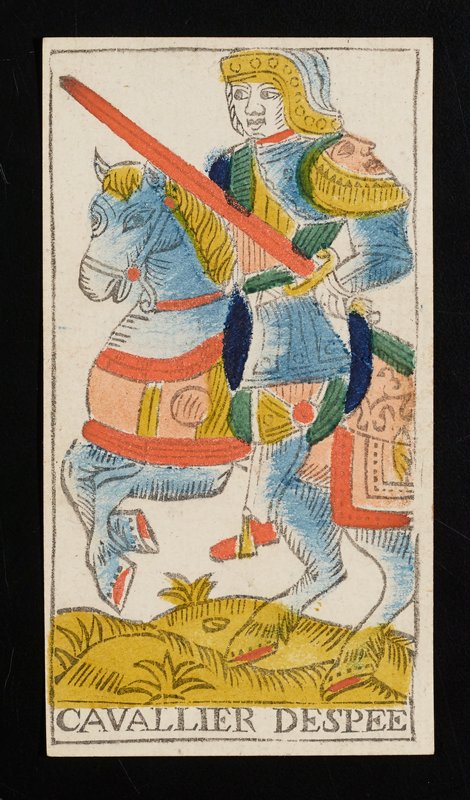 Knight of Swords, Claude Burdel, 1751