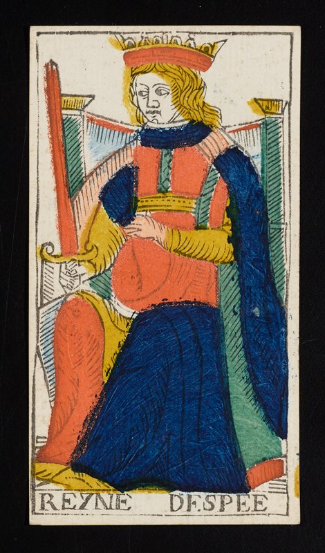 Queen of Swords, Claude Burdel, 1751