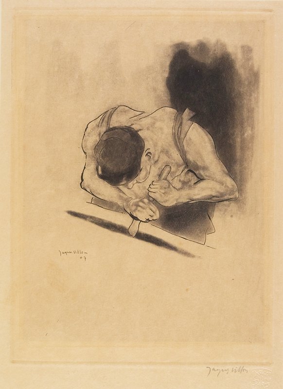 Soldat astiquant, Jacques Villon, 1907