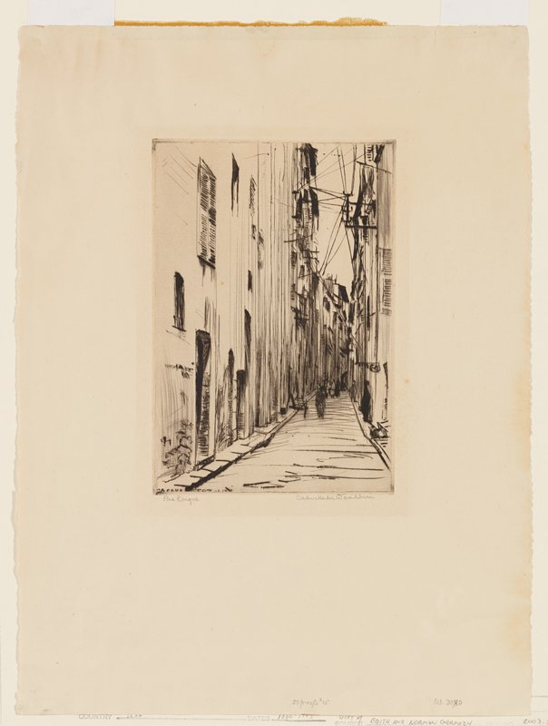 Rue Longue, Cadwallader Washburn, 19th-20th century
