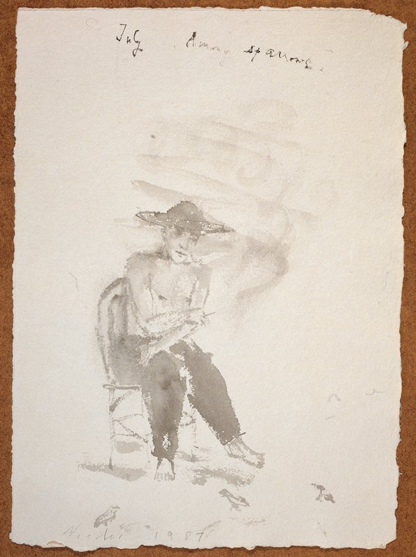 Study for July Among Sparrows, from the Portfolio Lilacs and Smoke, Nicolas Africano, 1987