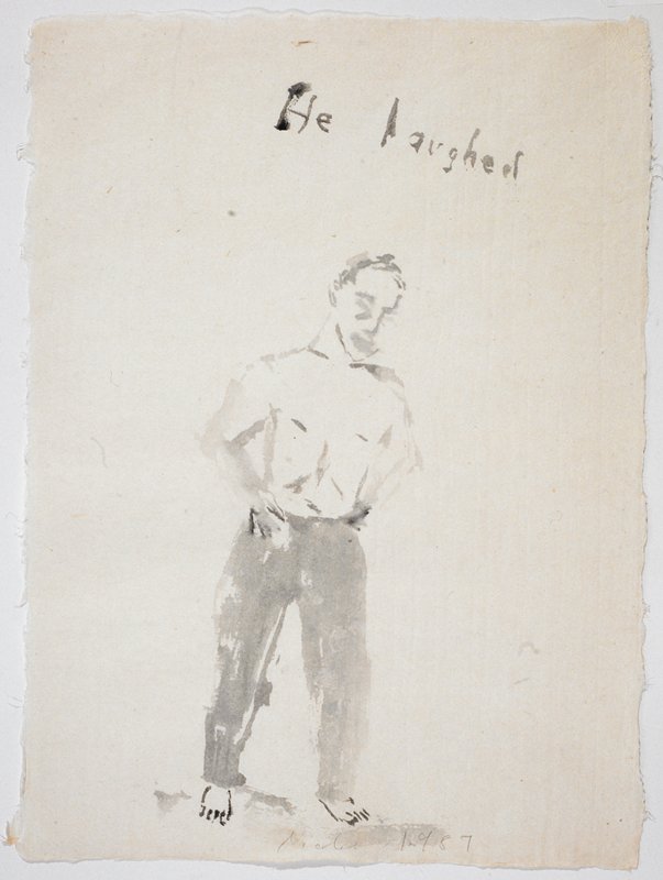 Study for He Laughed, from the portfolio Lilacs and Smoke, Nicolas Africano, 1987